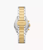 Reloj Fossil Modern Courier Mujer Acero Bicolor - Detalle de esfera
