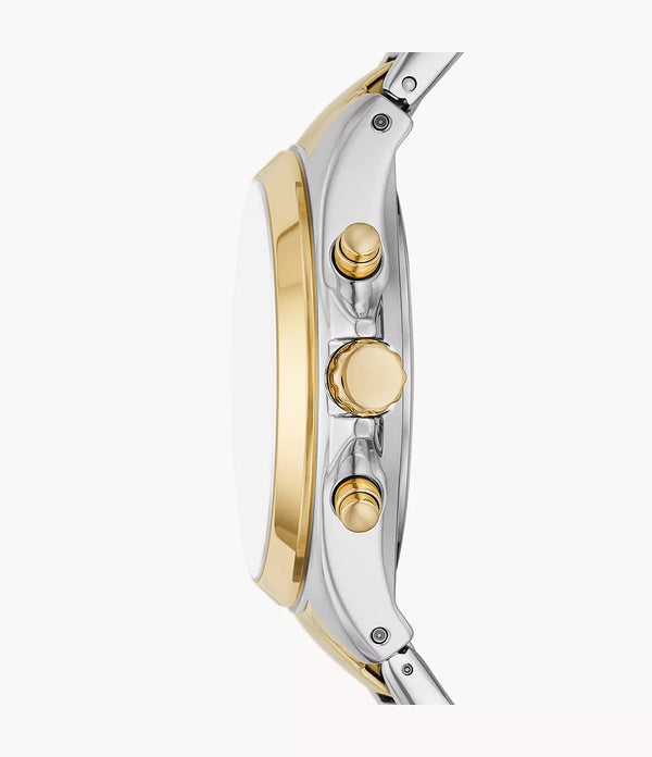 Reloj Fossil Modern Courier Mujer Acero Bicolor - Vista lateral