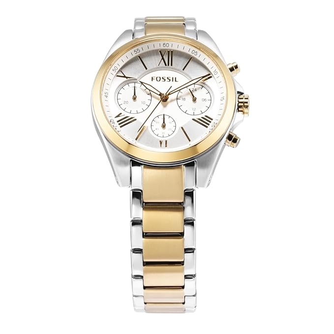 Reloj Fossil Modern Courier Mujer Acero Bicolor - Vista trasera
