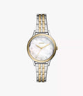 Reloj Fossil Laney Mujer Bicolor Acero Nacarado - Reloj original en Guatemala