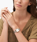 Reloj Fossil Colleen Mujer Correa Acero Bicolor - Vista lateral
