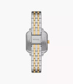 Reloj Fossil Colleen Mujer Acero Inoxidable Dos Tonos - Detalle de esfera