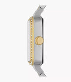 Reloj Fossil Colleen Mujer Acero Inoxidable Dos Tonos - Vista trasera