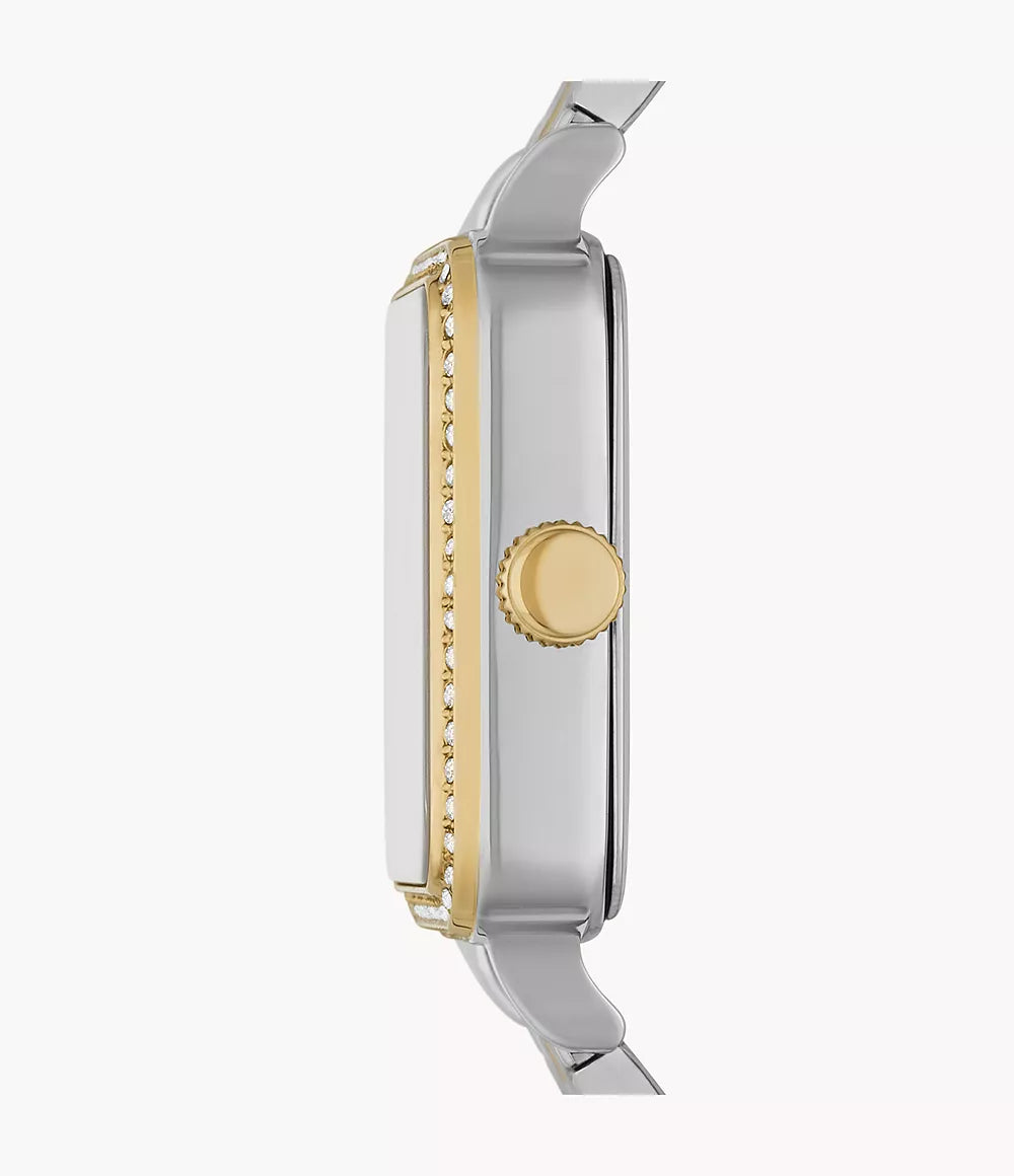 Reloj Fossil Colleen Mujer Acero Inoxidable Dos Tonos - Vista trasera