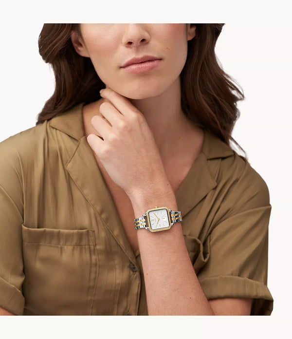 Reloj Fossil Colleen Mujer Acero Inoxidable Dos Tonos - Vista lateral