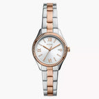 RYE-DE Reloj Fossil Rye Mujer Acero Inoxidable Bicolor - Reloj original en Guatemala