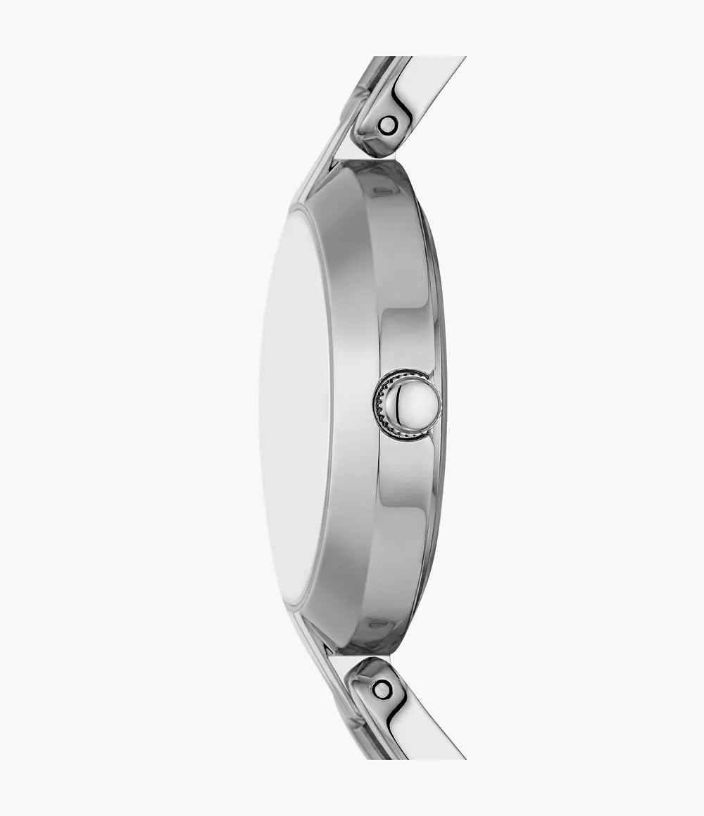 DE Reloj Fossil Kerrigan Mujer Acero Plateado - Vista lateral