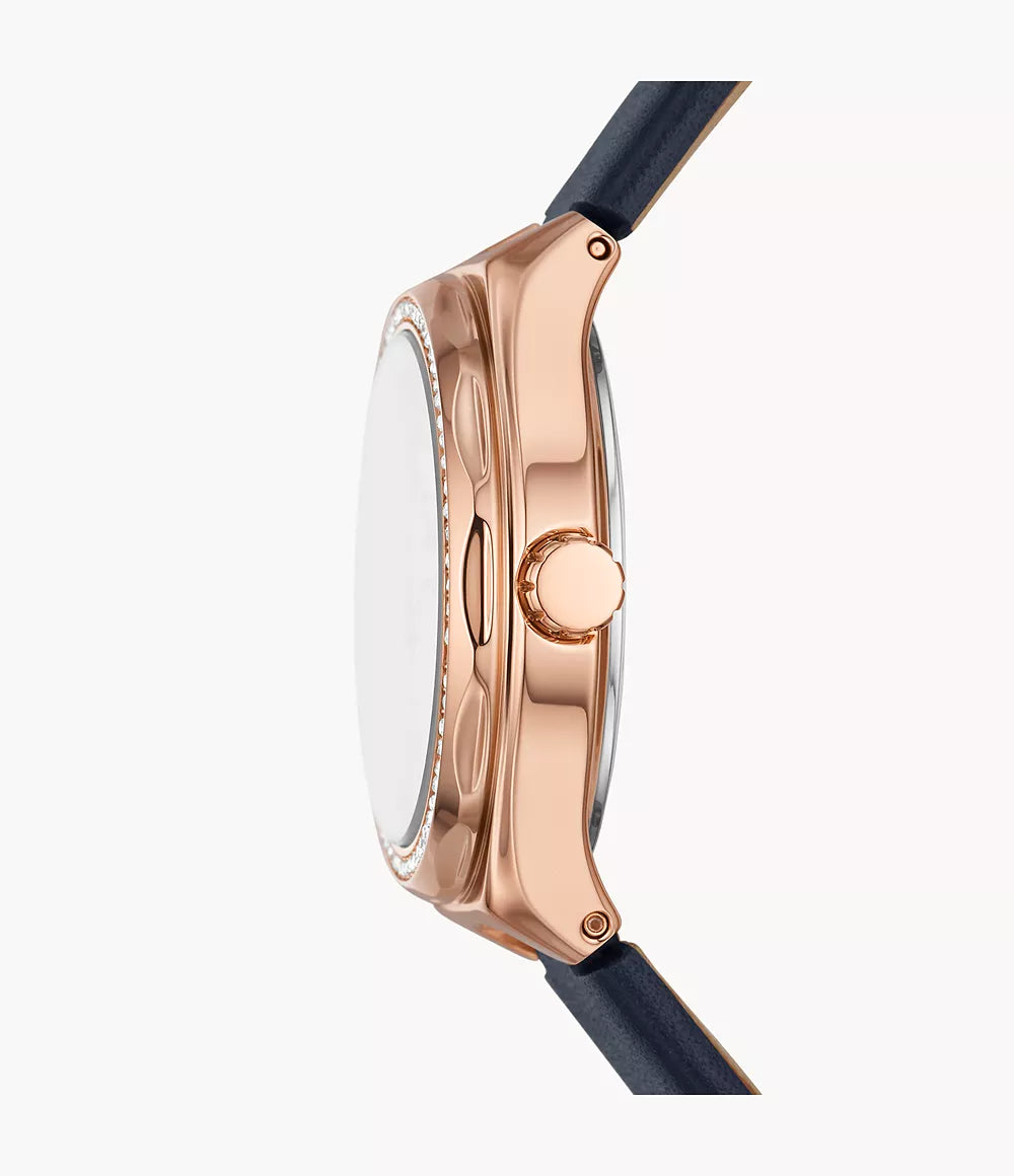 BQ3956 Reloj Eevie de dama banda de piel 30 mm