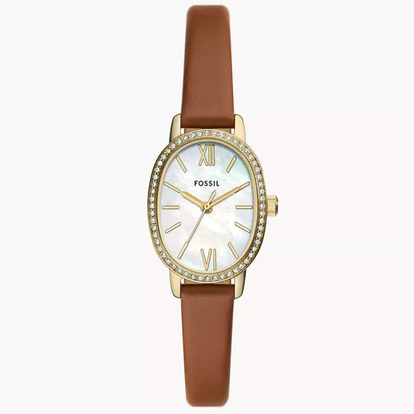 Reloj Fossil Penny Mujer Piel Marrón Dorado - Reloj original en Guatemala