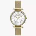 Reloj Fossil Tillie Mujer Malla Dorada - Reloj original en Guatemala