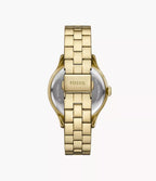 DE Reloj Fossil Brynn Mujer Acero Dorado Esfera - Detalle de esfera