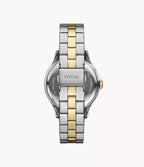 Reloj Fossil Brynn Mujer Acero Inoxidable Bicolor - Detalle de esfera