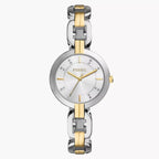 DE Reloj Fossil Kerrigan Mujer Bicolor Acero Esfera Plata - Reloj original en Guatemala