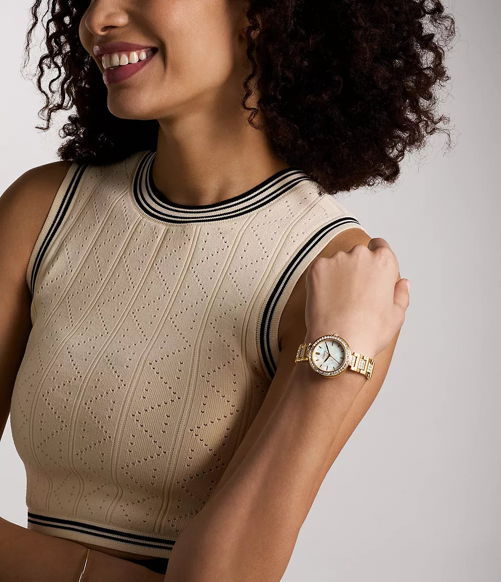 Reloj Fossil Karli Mujer Dorado con Cristales - Vista 5