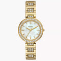 Reloj Fossil Karli Mujer Dorado con Cristales - Reloj original en Guatemala