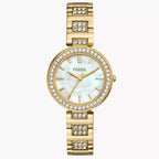Reloj Fossil Karli Mujer Dorado con Cristales - Reloj original en Guatemala