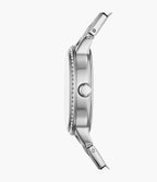 DE Reloj Fossil Penny Mujer Acero Plata Esfera Nácar - Vista lateral