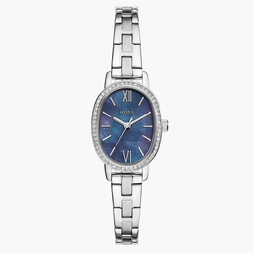 DE Reloj Fossil Penny Mujer Acero Plata Esfera Nácar - Reloj original en Guatemala