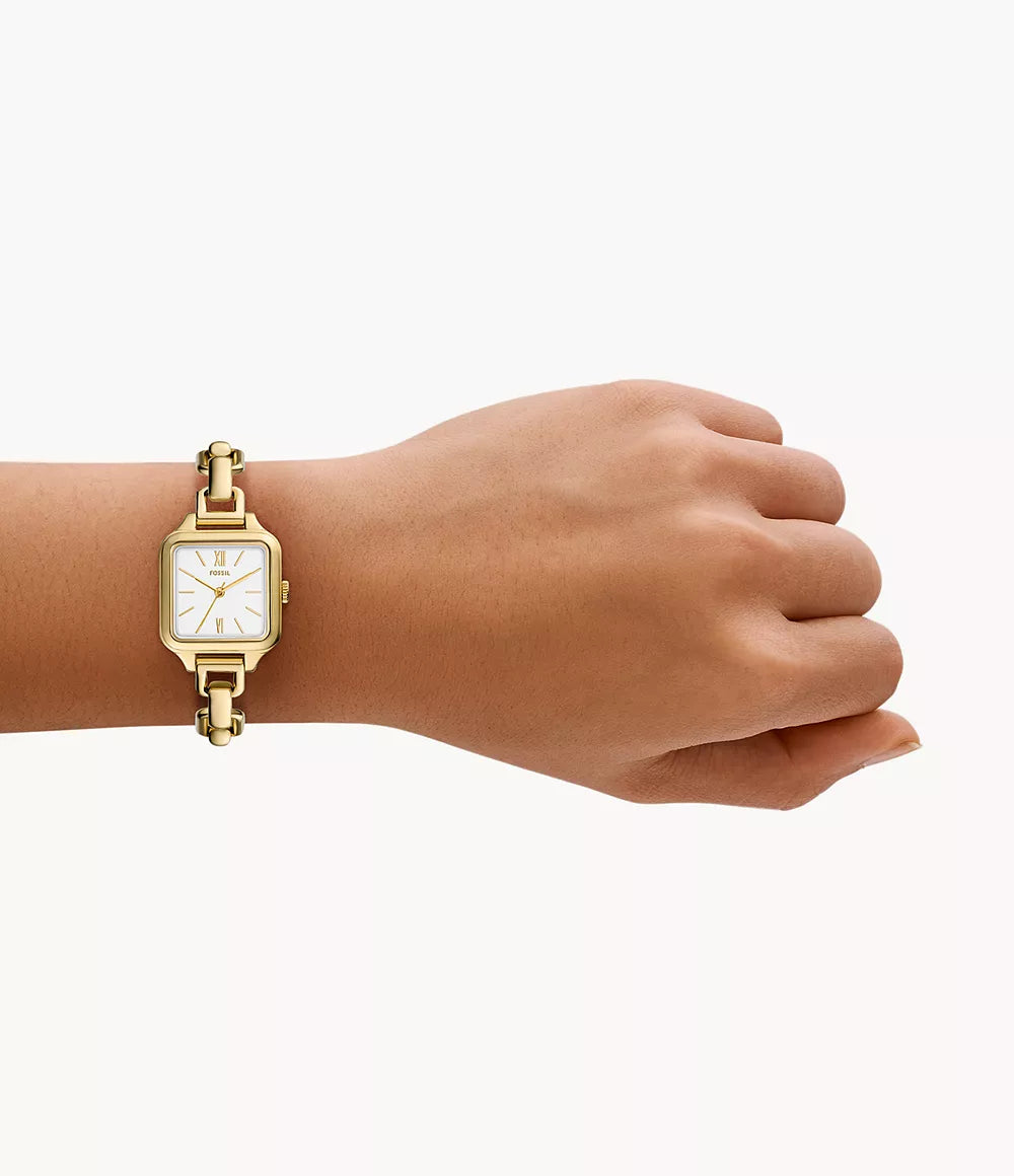 Reloj Fossil Colleen Mujer Acero Inoxidable Oro - Vista trasera