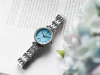 Reloj Fossil Tillie Mujer Acero Esfera Azul - Vista trasera