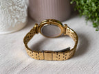 Reloj Fossil Tillie Mujer Metal Dorado Turquesa - Detalle de esfera