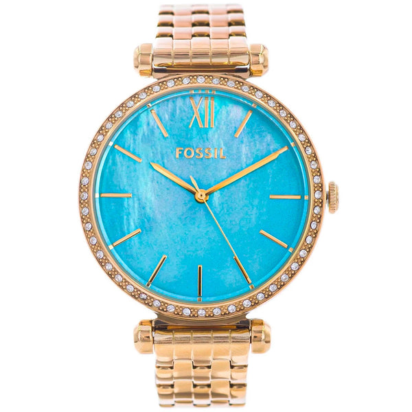 Reloj Fossil Tillie Mujer Metal Dorado Turquesa - Reloj original en Guatemala