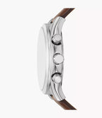 DE Reloj Fossil Fenmore Hombre Correa Cuero Marrón - Vista lateral