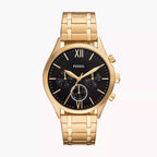 Reloj Fossil Fenmore Hombre Dorado Esfera Negra - Reloj original en Guatemala