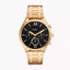 BQ2366 Reloj Fossil Fenmore Hombre Dorado Esfera Negra