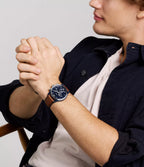 BQM2402 Fenmore de hombre pulsera de piel