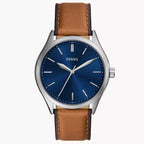 DE Reloj Fossil Fenmore Hombre Piel Marrón Esfera - Reloj original en Guatemala