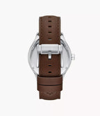 DE Reloj Fossil Fenmore Hombre Cuero Verde Esmeralda - Detalle de esfera