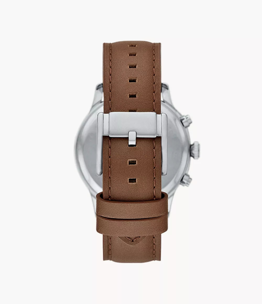 Reloj Fossil Bennett Hombre Correa Piel Esfera - Vista trasera