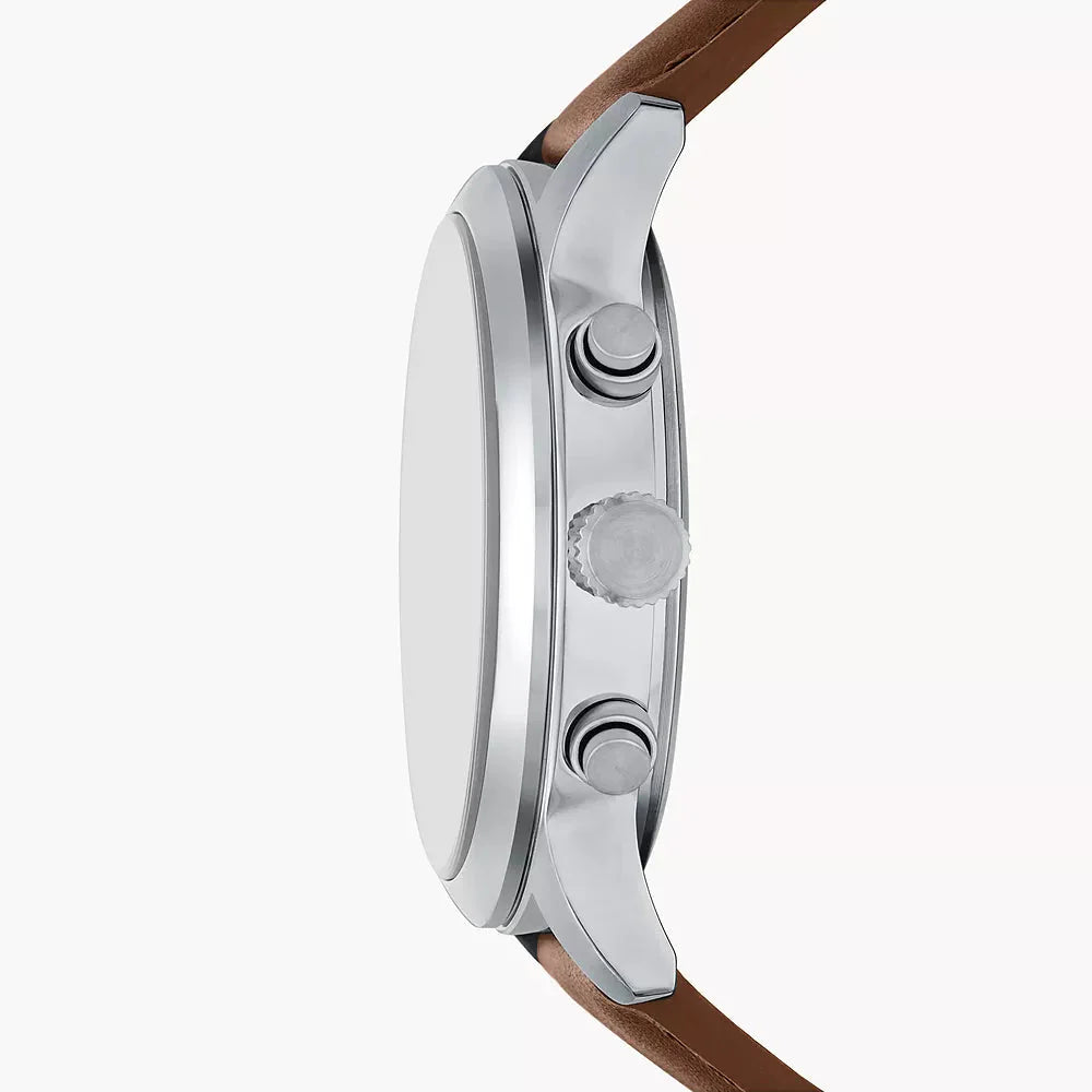 Reloj Fossil Bennett Hombre Correa Piel Esfera - Vista lateral