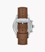 Reloj Fossil Bennett Hombre Correa Piel Marrón - Vista trasera