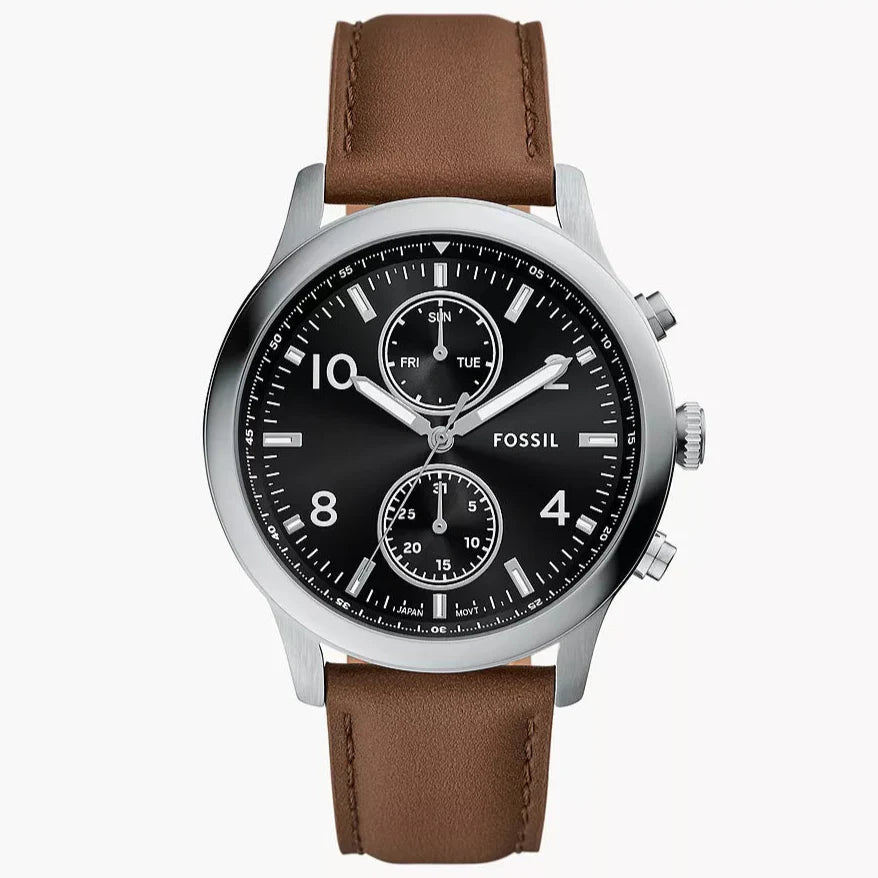 Reloj Fossil Bennett Hombre Correa Piel Marrón - Reloj original en Guatemala