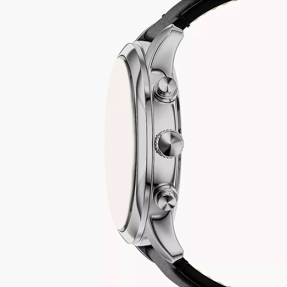 Reloj Fossil Fenmore Hombre Correa Cuero Negro - Vista trasera