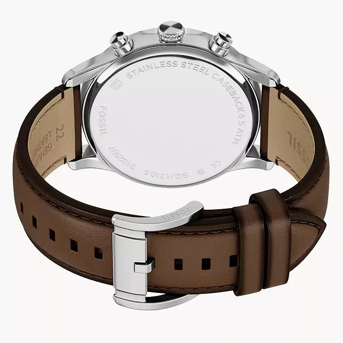Reloj Fossil Bennett Hombre Correa Cuero Marrón - Vista 5