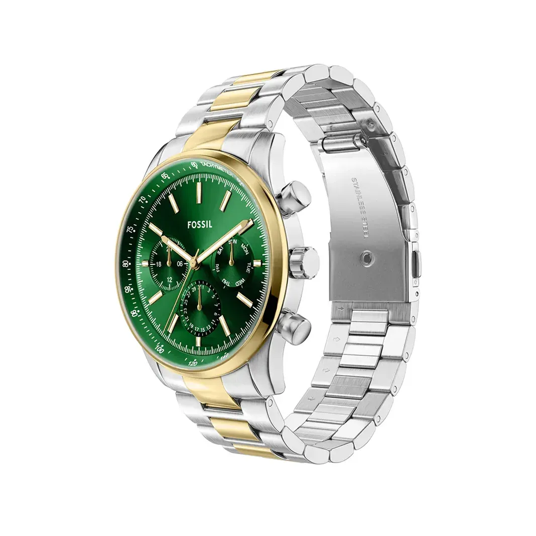 Reloj Fossil Sullivan de hombre correa de metal - Detalle de esfera