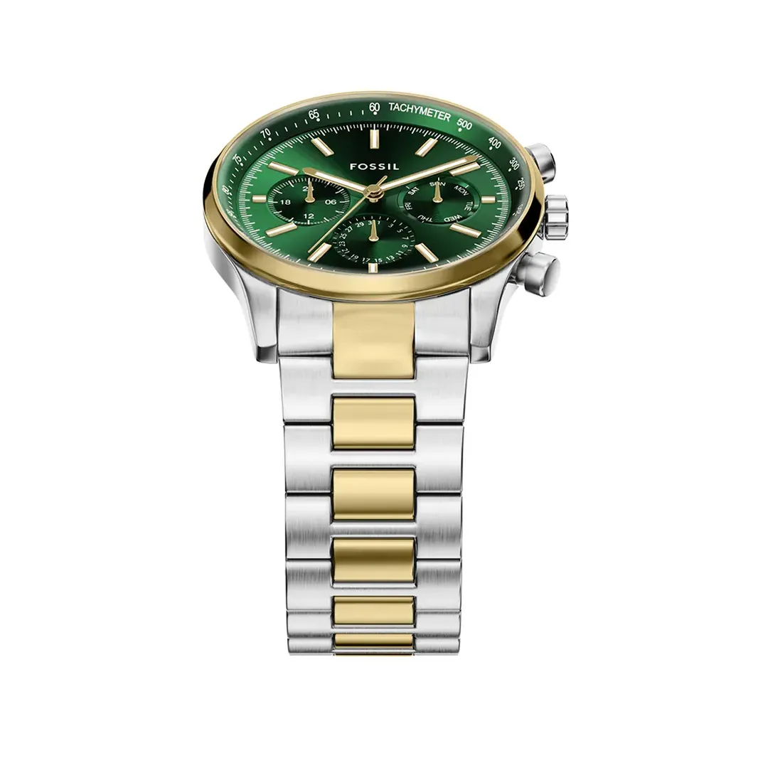 Reloj Fossil Sullivan de hombre correa de metal - Vista lateral
