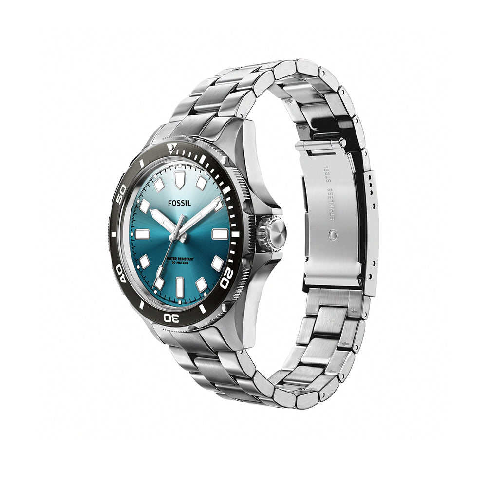 Reloj Fossil Dalton de hombre correa de metal - Detalle de esfera