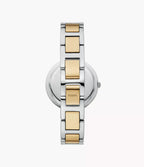 Reloj Fossil Karli Mujer Acero Bicolor con Madreperla - Detalle de esfera