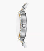 Reloj Fossil Karli Mujer Acero Bicolor con Madreperla - Vista lateral