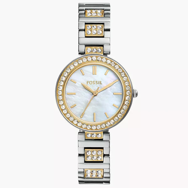 Reloj Fossil Karli Mujer Acero Bicolor con Madreperla - Reloj original en Guatemala