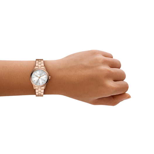 Reloj Fossil Brynn Mujer Acero Inoxidable Oro Rosa - Vista lateral