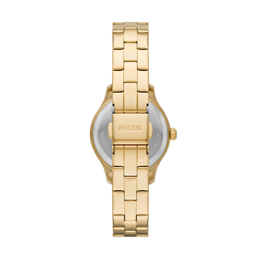 Reloj Fossil Brynn Mujer Acero Inoxidable Dorado - Detalle de esfera
