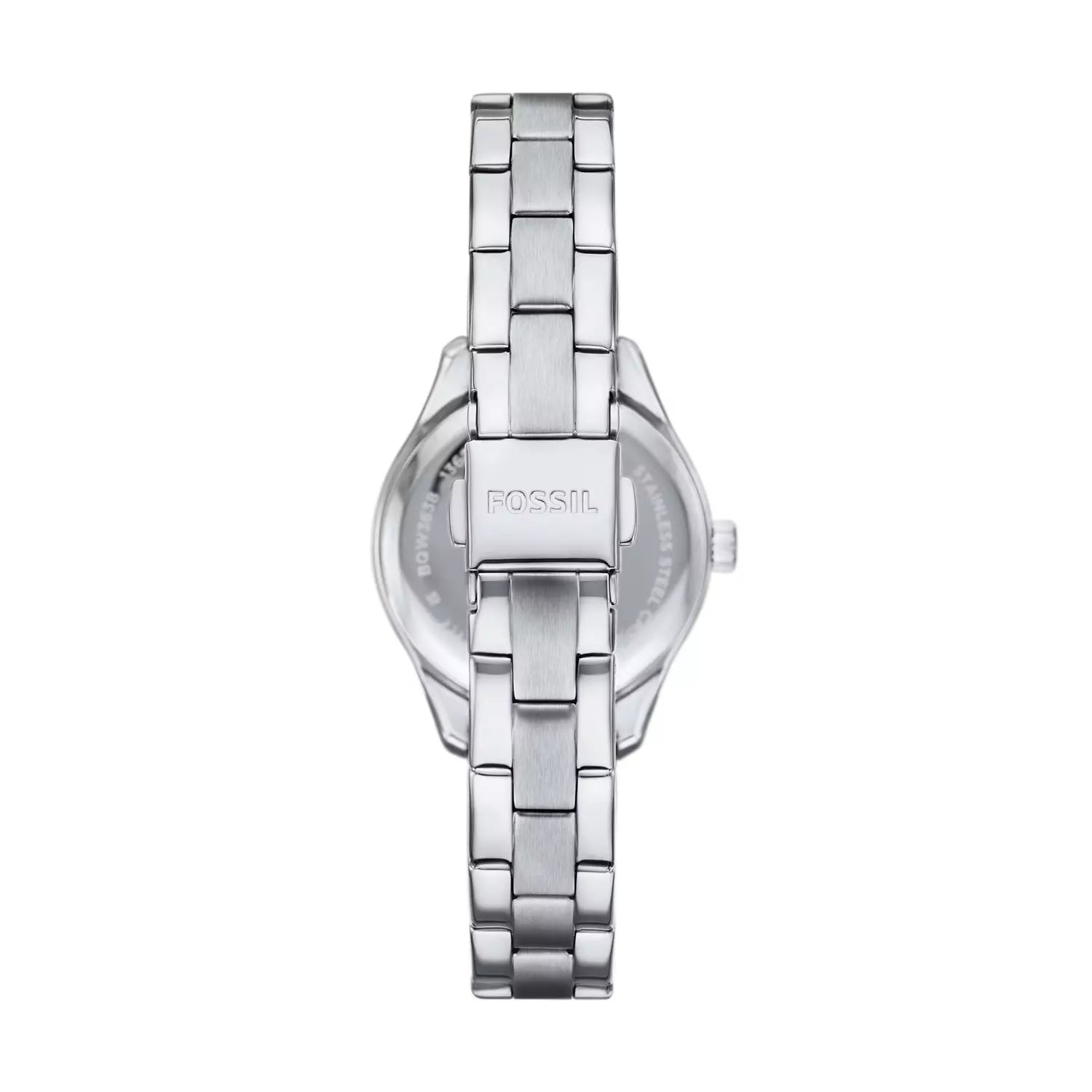 Reloj Fossil Rye Mujer Acero Inoxidable Plateado - Detalle de esfera