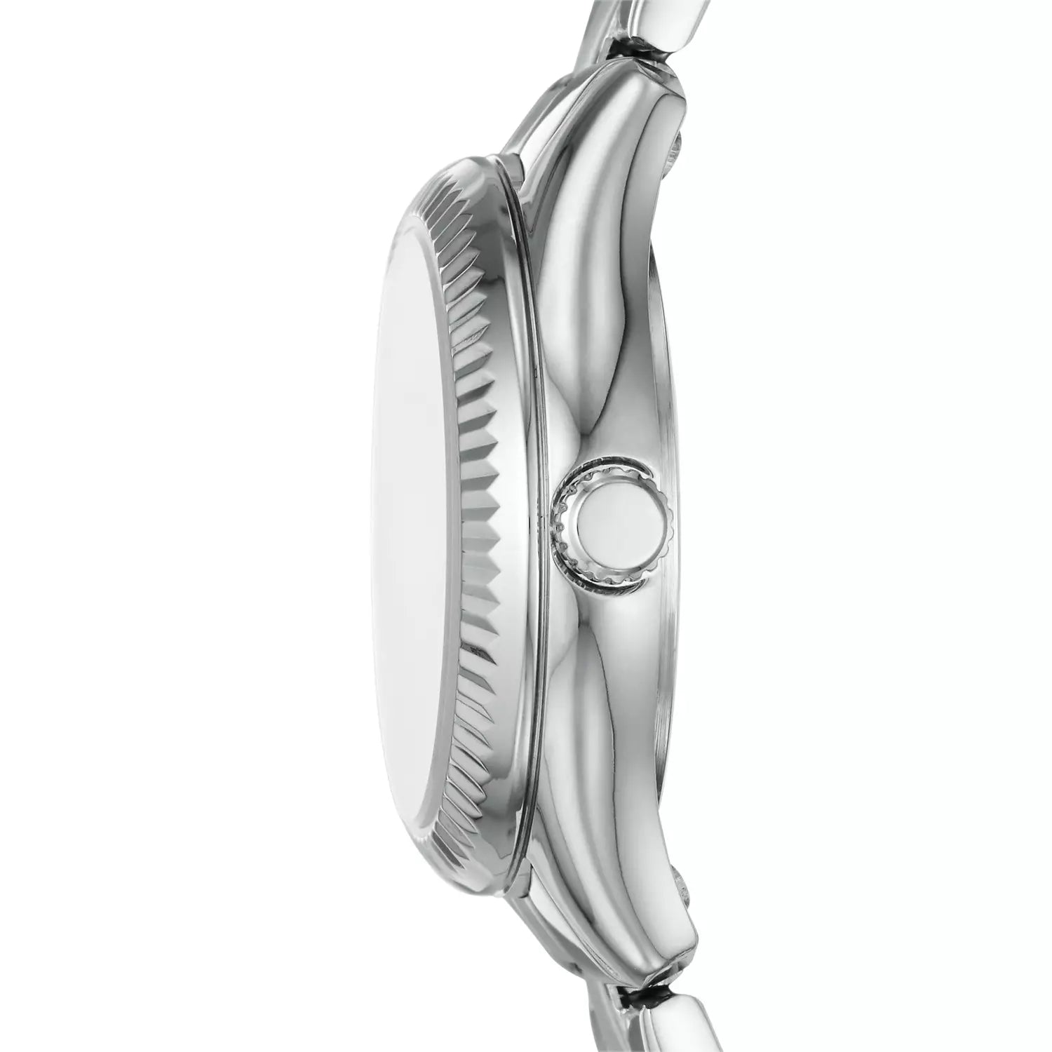 Reloj Fossil Rye Mujer Acero Inoxidable Plateado - Vista lateral