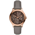 Reloj Fossil Brynn Mujer Correa Piel Gris Rose - Reloj original en Guatemala