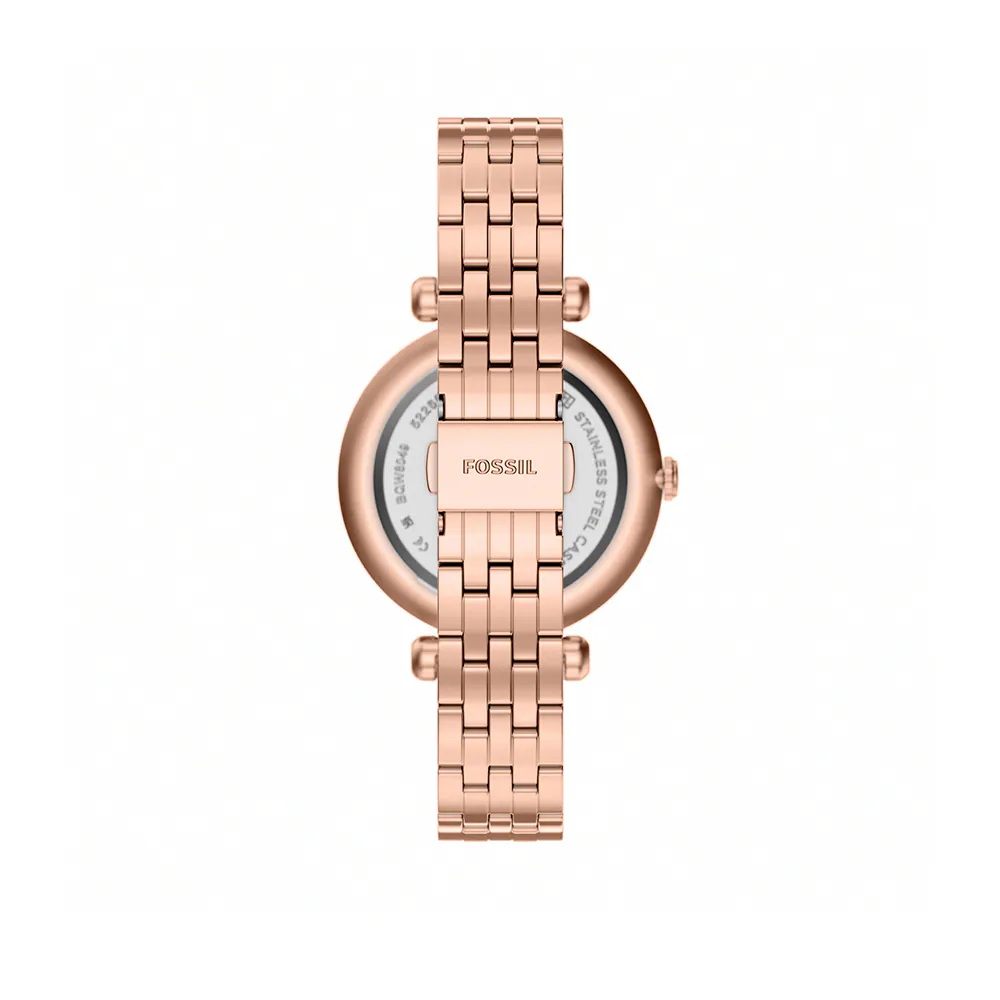 Reloj Fossil Tillie de mujer correa de metal - Detalle de esfera